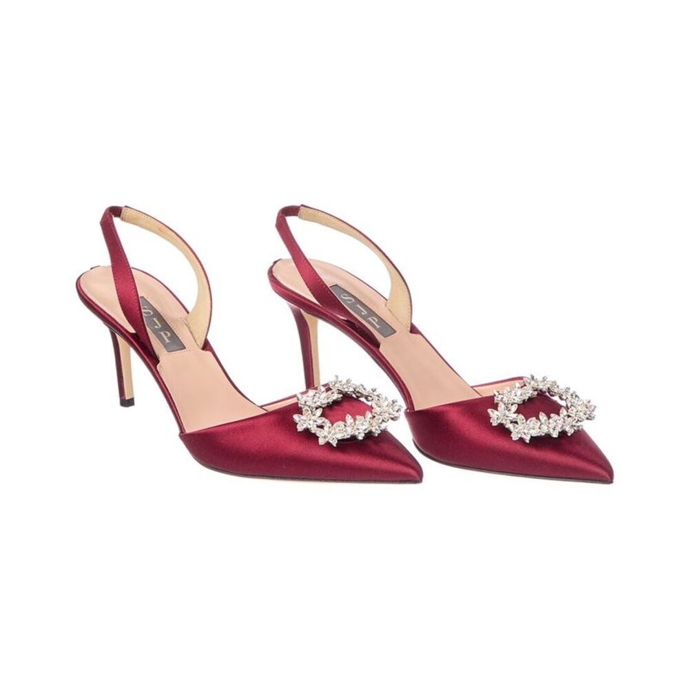 Sjp By Sarah Jessica Parker Edith 70 Satin Slingba (Authentic Pre-Loved)